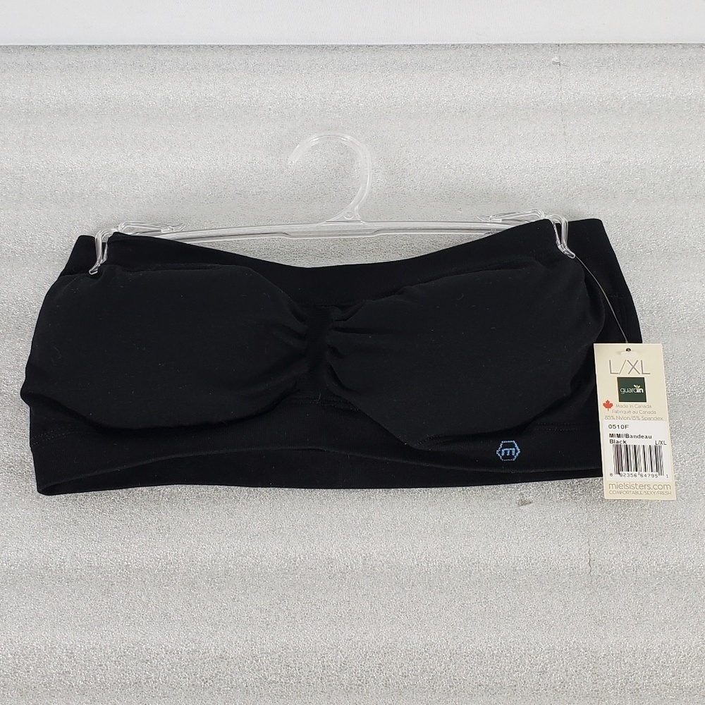 MIEL Black Mimi Bandeau Bra
